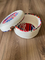 Ruvia Basket with Lid – Low