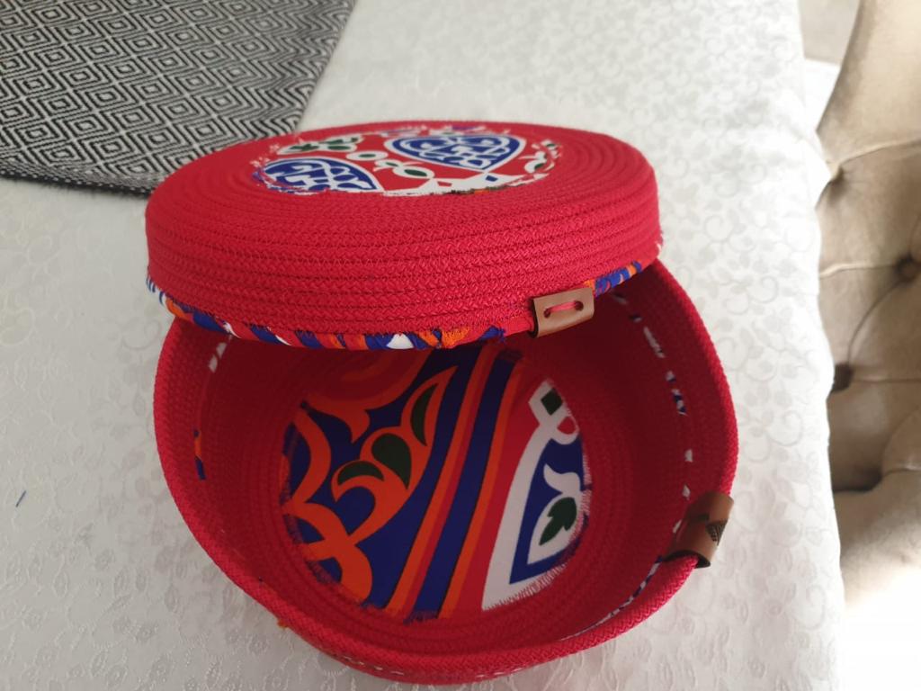 Ruvia Basket with Lid – Low