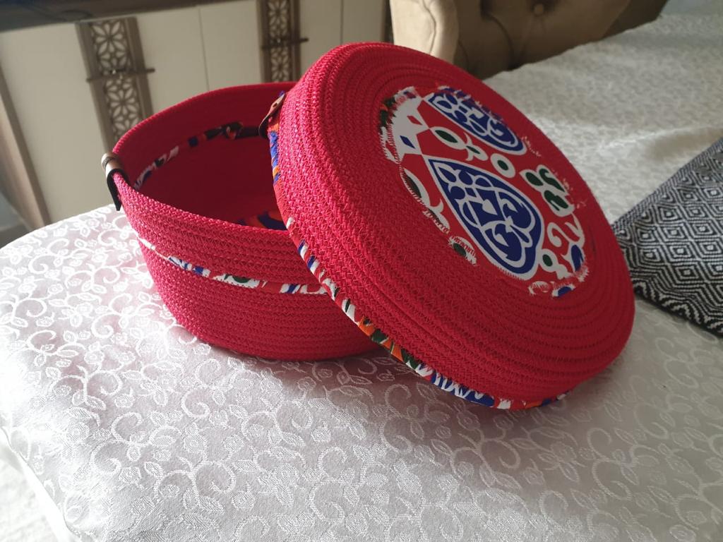 Ruvia Basket with Lid – Low