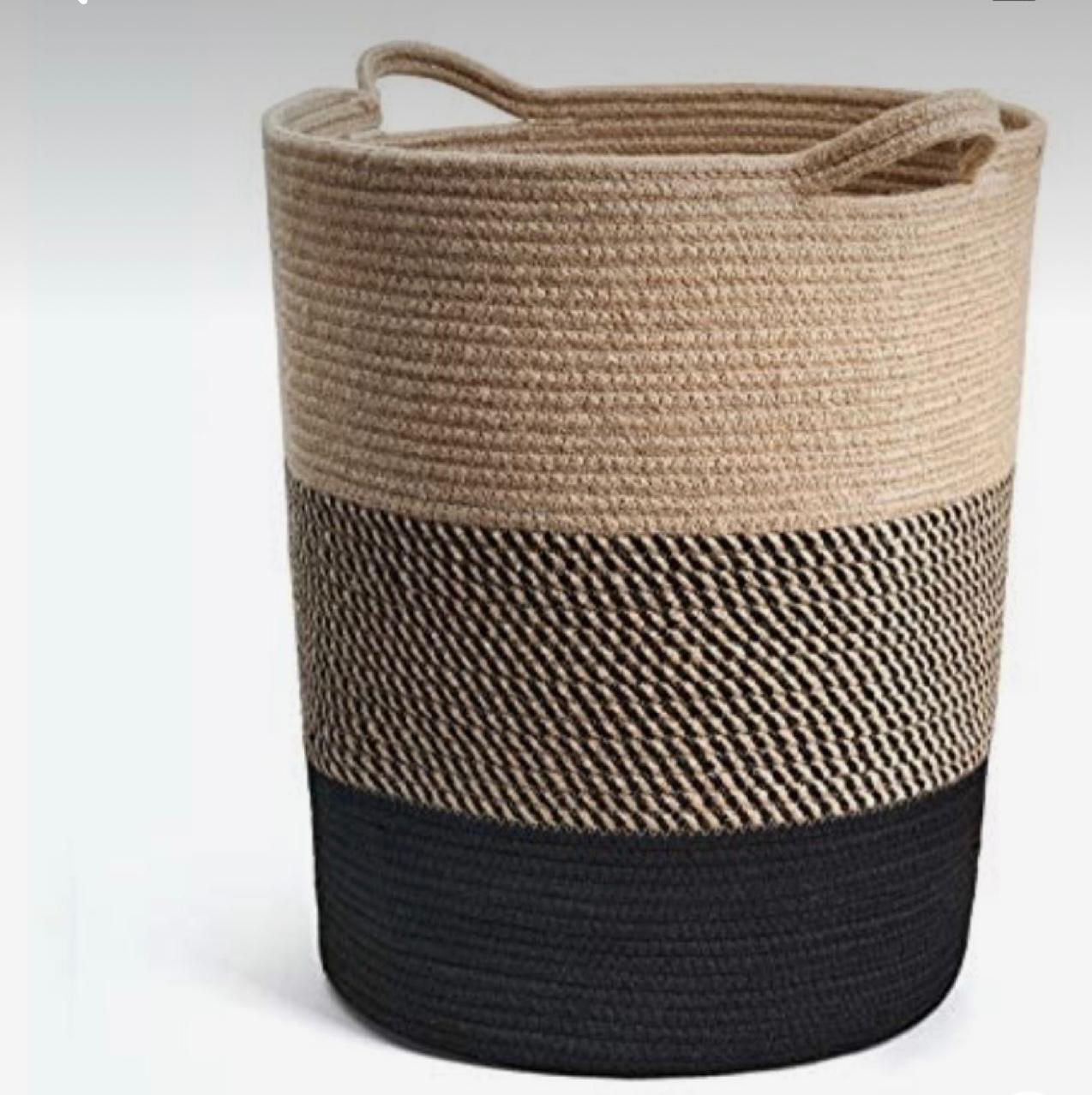 Nila Jute Laundry Basket