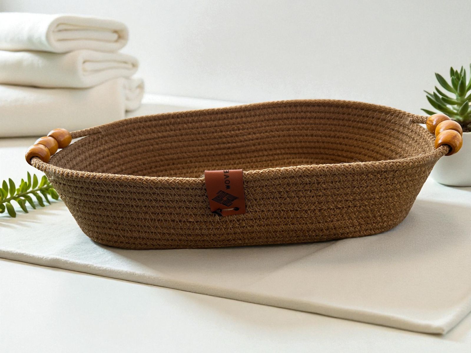 Vira Woven Oval Plate