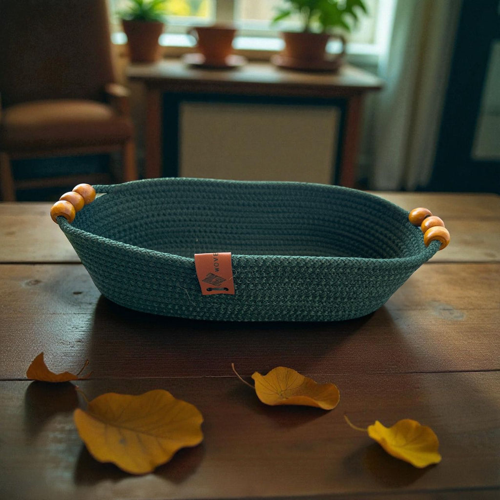 Vira Woven Oval Plate