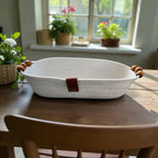 Vira Woven Oval Plate