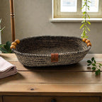 Dottie Woven Oval Plate – Wood