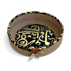 Ruvian Woven Plate – Black & Jute