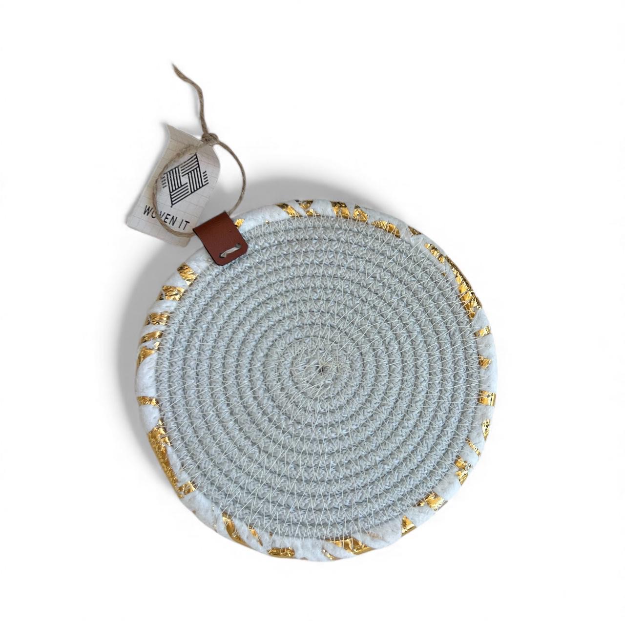 Nera Coaster Handwoven cotton coaster