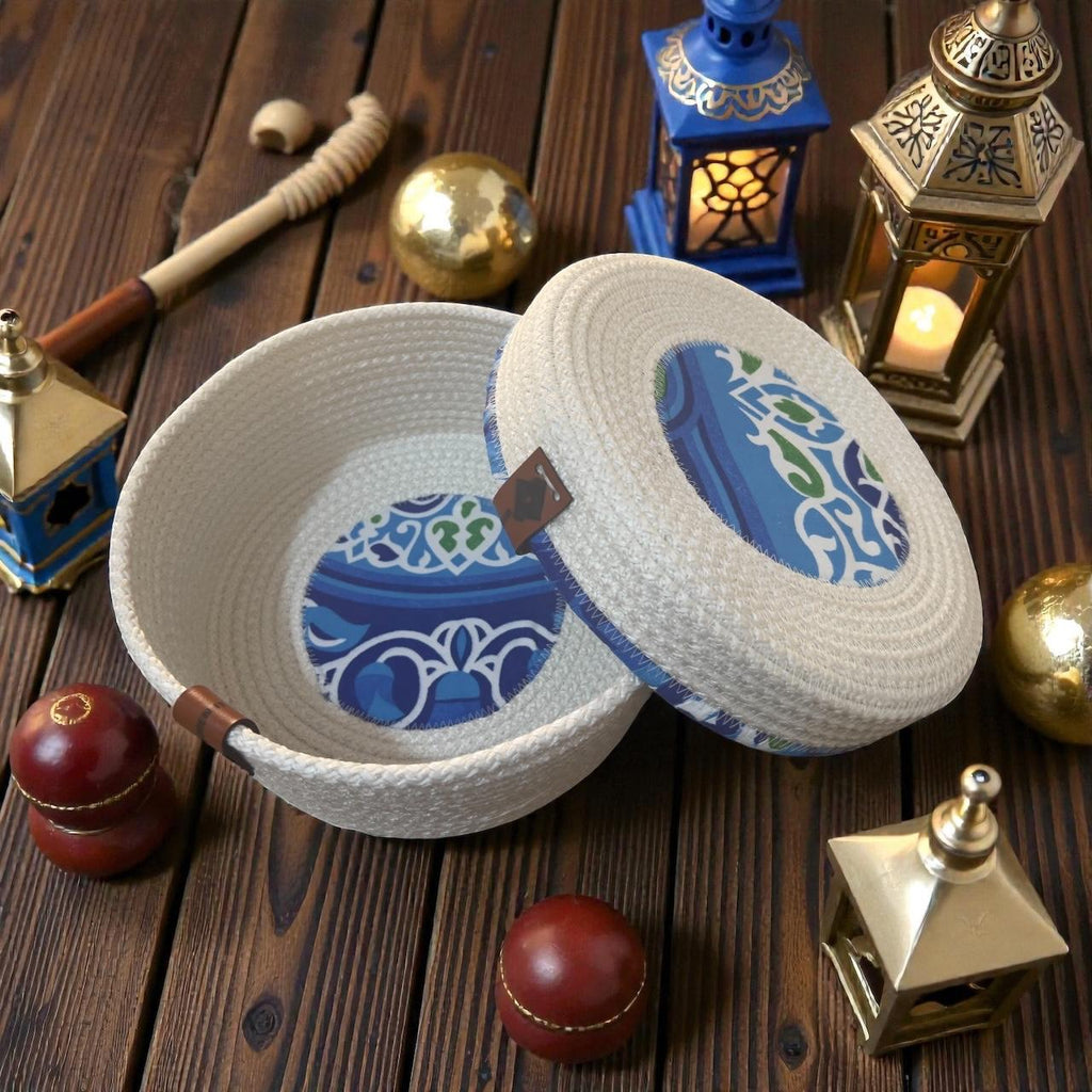 Ruvia Basket with Lid – Low