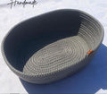 Ruvae Oval Plate – Large (Dark Grey)