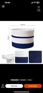 Sora Laundry Basket