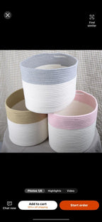 Luna XL Laundry Basket