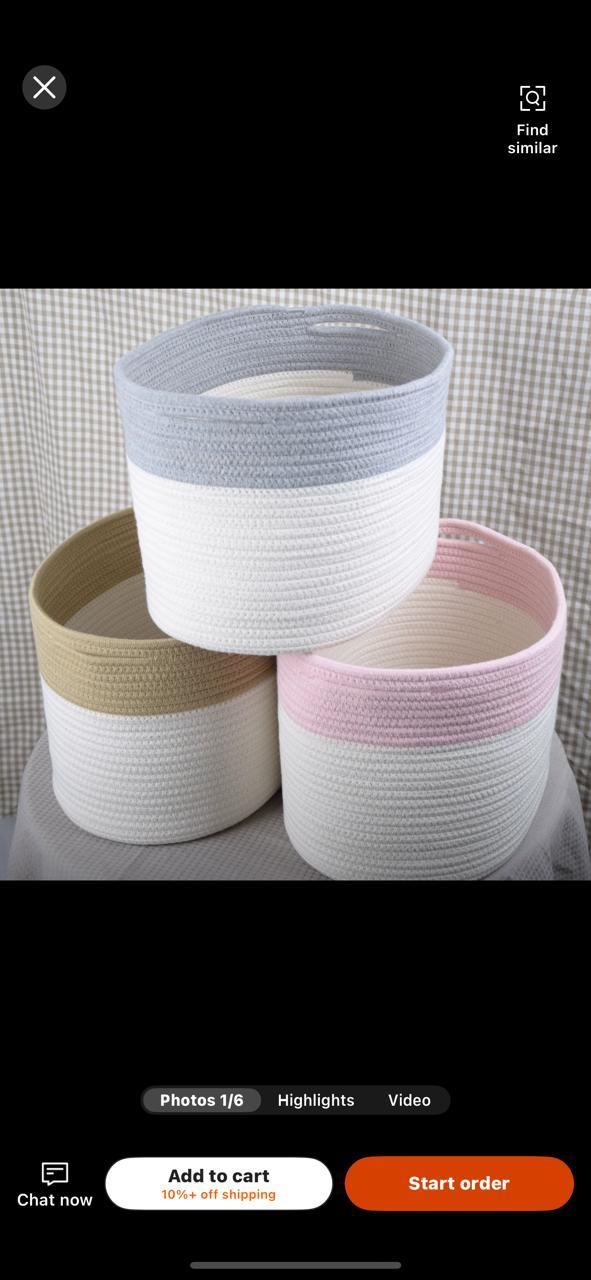 Luna XL Laundry Basket