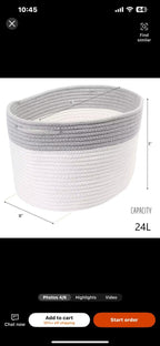 Luna XL Laundry Basket